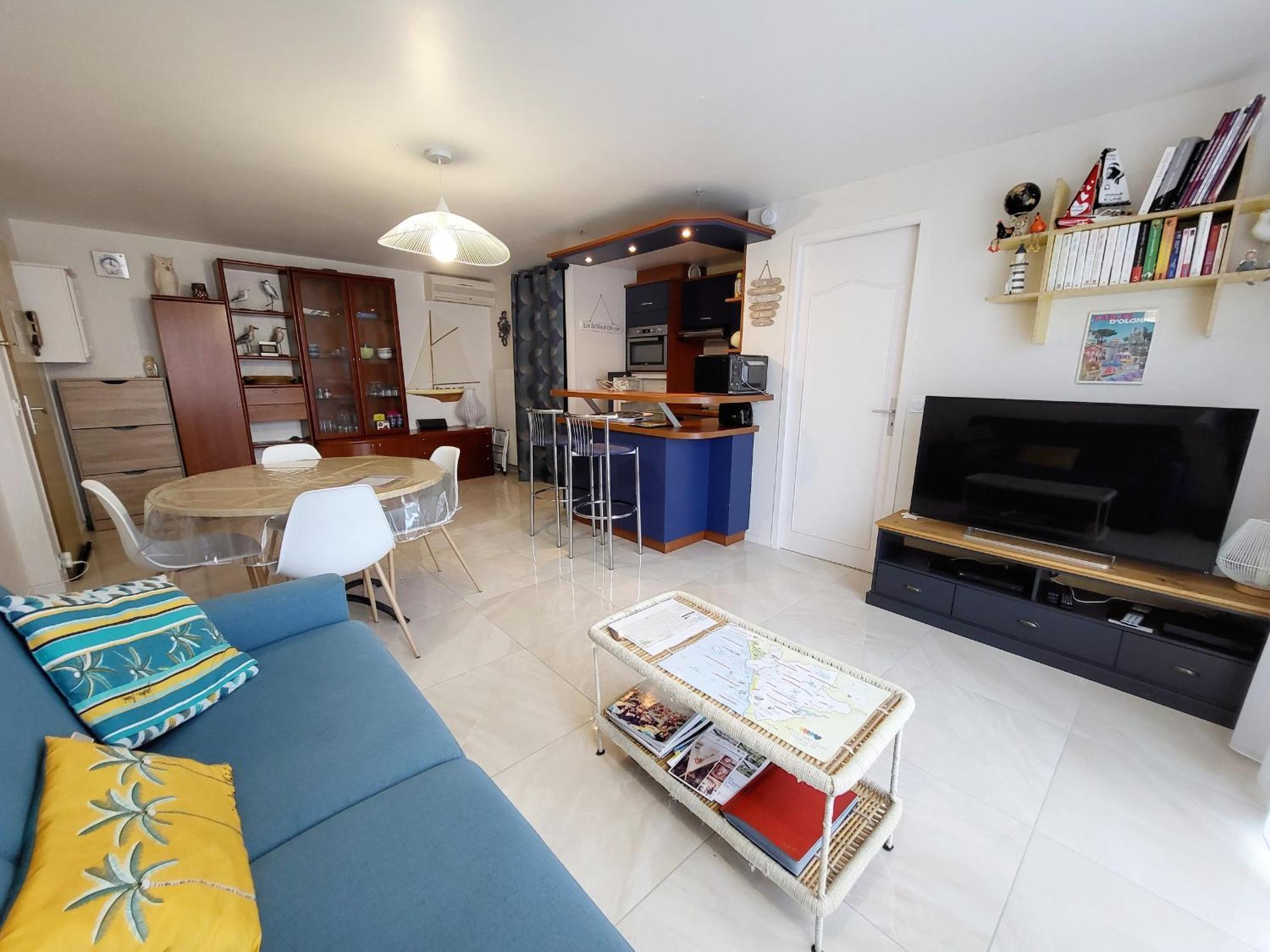 Appartement Moderne Au Centre-Ville, 150M Plage, Wifi, Confort Ideal Pour Familles - Fr-1-92-876 Les Sables-dʼOlonne Dış mekan fotoğraf